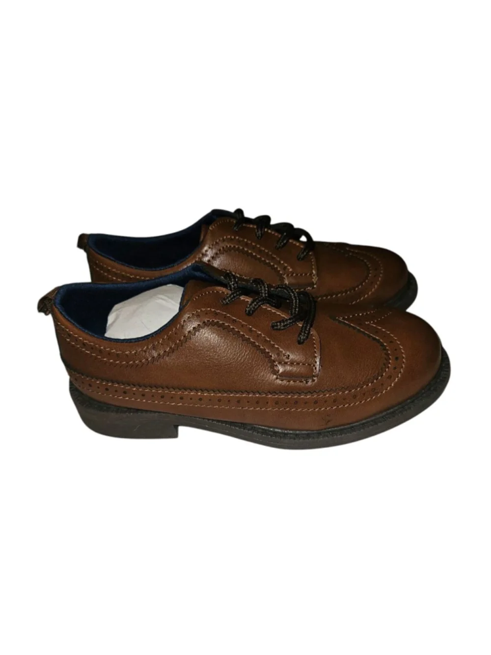 Boys Carter's Brown Oxford Dress Shoes 13 (Little Boy)
